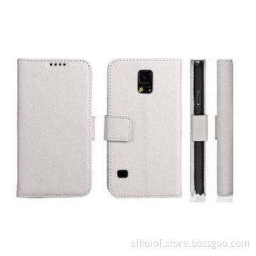Samsung Galaxy S5 Leather Cellular Phone Covers , PU Leathe